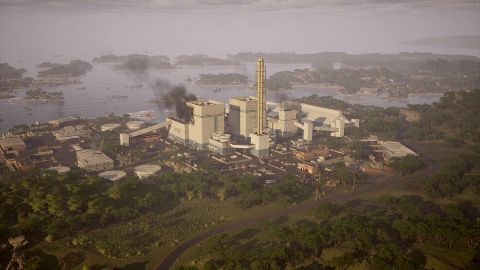 Sanxian Powerplant Aerial 02