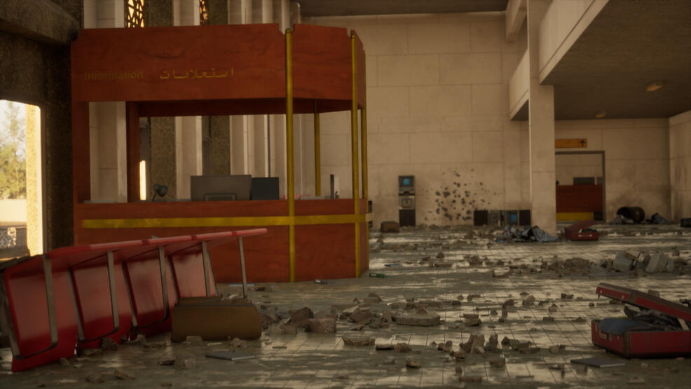 BASRAH AIRPORT INTERIOR 020 BASRAH AIRPORT INTERIOR 020